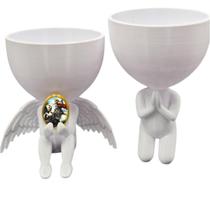 Kit Decoração São Jorge Anjinho Relicario Oração