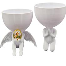 Kit Decoração São José Anjinho Relicario Oração