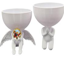 Kit Decoração São Miguel Anjinho Relicario Oração Kit Decoração São Miguel Anjinho Relicario Oração