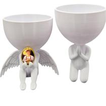 Kit Decoração São Tarcisio Anjinho Relicario Oração