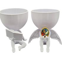 Kit Decoração Tres Reis Magos Anjinho + Lendo Biblia