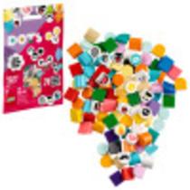 Kit Decorações LEGO DOTS Extra DOTS - Série 4 41931 Azulejos Criativos Ideal Complementar Kit Pulseiras Quarto Crianças, Novo 2021 (105 Peças)