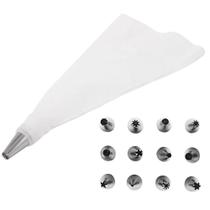 Kit Decorador Bolo Confeiteiro Inox Kit Com 12 Bicos - GabiJovi