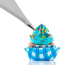 Kit Decorador De Bolo 4 Bicos + Bisnaga P/ Cupcake Torta