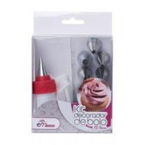 Kit Decorador De Bolo C/12 Bicos - Em Casa Tem