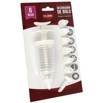 Kit Decorador De Bolo Tortas E Cupcakes - 6 Bicos