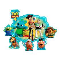 Kit Decorativo com Apliques Festa Toy Story 4 - 4 unidades - Regina - Rizzo Festas