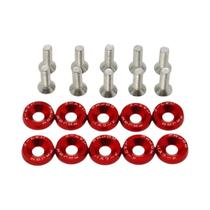 Kit Decorativo De Parafusos Côncavos M6 Para Carro, 10 Peças, Com Arruelas Para Para-lama, Kit Decorativo De Parafusos Côncavos M6 Para Carro, 10 Peças, Com Arruelas Para Para-lama,