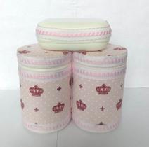 Kit Decorativo de Pote Infantil, com 2 potes e 1 saboneteira