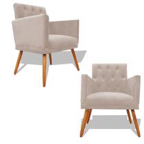 Kit Decorativo Duas Poltrona Nina Retro Pés Palito Suede Porcelana Com Roda Pé Eli Móveis Kit Decorativo Duas Poltrona Nina Retro Pés Palito Suede Porcelana Com Roda Pé Eli Móveis