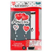 Kit Decorativo Festa - Festa Amor - 1 unidade - Festcolor - Rizzo