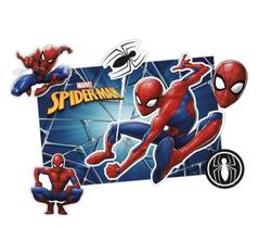 Kit Decorativo Festa Homen Aranha Spider 64x45 cm + 6 Pcs Regina - Inspire sua Festa Loja