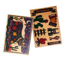 Kit Decorativo Festa Junina Boi Bumba - Sertão - 1 unidade - Festcolor - Rizzo Kit Decorativo Festa Junina Boi Bumba - Sertão - 1 unidade - Festcolor - Rizzo