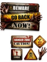 Kit Decorativo Halloween Festa Horror Assustador Temático Kit Decorativo Halloween Festa Horror Assustador Temático