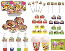 Kit Decorativo Infantil Circo 292 Peças (30 pessoas)