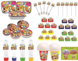 Kit Decorativo Infantil Circo 292 Peças (30 pessoas) - Produto artesanal