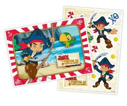 Kit Decorativo Jake e os Piratas da Terra do Nunca - 02 unidades - 64cmx45cm - Regina - Rizzo Kit Decorativo Jake e os Piratas da Terra do Nunca - 02 unidades - 64cmx45cm - Regina - Rizzo