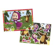Kit Decorativo Masha e o Urso - 11 Itens Kit Decorativo Masha e o Urso - 11 Itens
