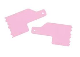 Kit decorativo mini espatulas 1 rosa bebe blue star Kit decorativo mini espatulas 1 rosa bebe blue star