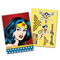 Kit decorativo mulher maravilha c/7 peças