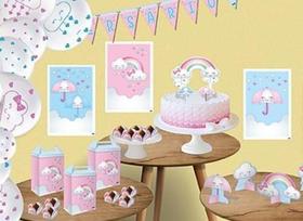 Kit decorativo só um bolinho festa chuva de amor festcolor Kit decorativo só um bolinho festa chuva de amor festcolor