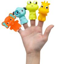 Kit Dedoches Animais Turminha Buba com 4 Peças