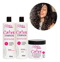 Kit Definição De Cachos Eternos Rofer 3x500m