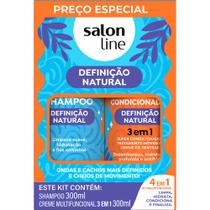 Kit definição natural sh 300ml + cr multifuncional 300ml