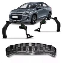 Kit Defletor Com Par de Parabarro Onix Sedan 2020 a 2024