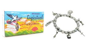 Kit Defumador Natureza Espiritual Limpeza e Pulseira Oxala