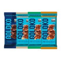 Kit Degustação - Barras de chocolate Novos Sabores zero adição açúcares 80g Kit Degustação - Barras de chocolate Novos Sabores zero adição açúcares 80g