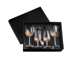 Kit Degustação Completo 4 Taças Cristal Vinho Elegante Luxo