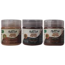 Kit Degustação Cremes Vegan Protein 3x 200g Nutts Mais