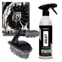 Kit Delet Vonixx 500ml + Escova Limpa Pneus