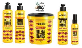 Kit Deleta Danos Chikas Trata, Recupera e Reconstrói Vegano