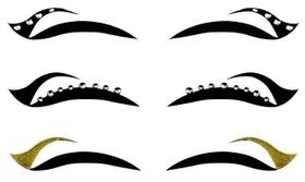 Kit Delineador Adesivo Para os Olhos EYE-1903