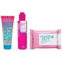 Kit Demaquilante Lenço+Líquido Sabonete Make Out Dermachem