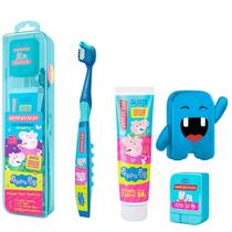 Kit Dental Infantil Peppa Pig + Porta Dentes de Leite Kit Dental Infantil Peppa Pig + Porta Dentes de Leite
