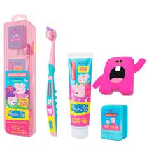 Kit Dental Infantil Peppa Pig + Porta Dentes de Leite Kit Dental Infantil Peppa Pig + Porta Dentes de Leite