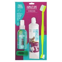 Kit Dental Master com Creme Dental, Escova e Spray para hálito sabor Menta