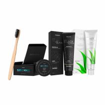 kit dental natural com carvão ativado super white cleanner kit dental natural com carvão ativado super white cleanner