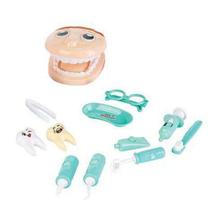 Kit Dentista Com Acessórios Azul- Fenix Kit Dentista Com Acessórios Azul- Fenix