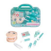 Kit dentista com acessorios verde fenix Kit dentista com acessorios verde fenix