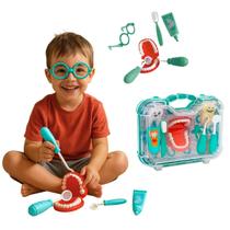 Kit Dentista Infantil Brinquedo Profissões Com Ferramentas De Aprendizagem Divertida