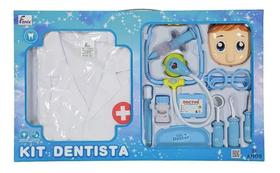 Kit Dentista Infantil Menino Menina Azul ou Rosa Som E Luz