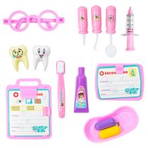 Kit Dentista Mini Doutor Medica Infantil Educativo 14 Peças