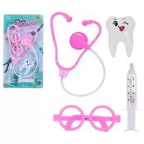 Kit Dentista Rosa Art Brink