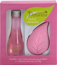 Kit deo col frutas vermelhas 60ml e sab 75g aromatica Kit deo col frutas vermelhas 60ml e sab 75g aromatica