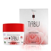 Kit Deo Colônia 60Ml e Desodorante Creme Antitranspirante 55G Tabu Kit Deo Colônia 60Ml e Desodorante Creme Antitranspirante 55G Tabu