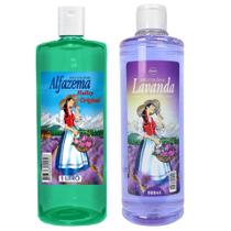 Kit Deo Colônia Halley Alfazema 1000ml + Lavanda 500ml